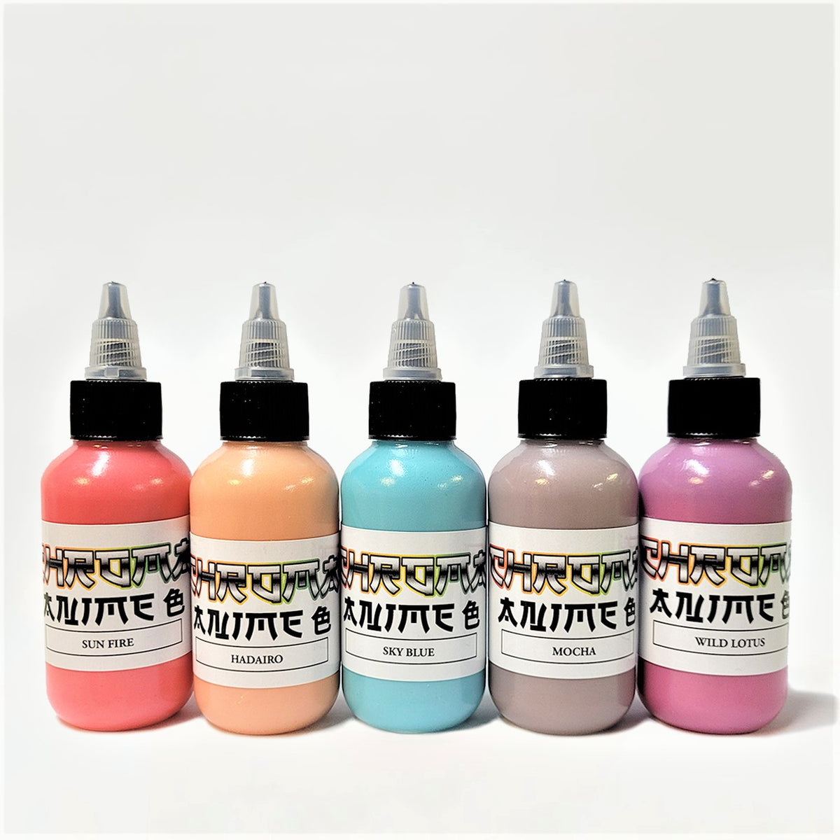 Anime Color Set #1 - CHROMA TATTOO INK Anime Color Set #1 - CHROMA TATTOO INK